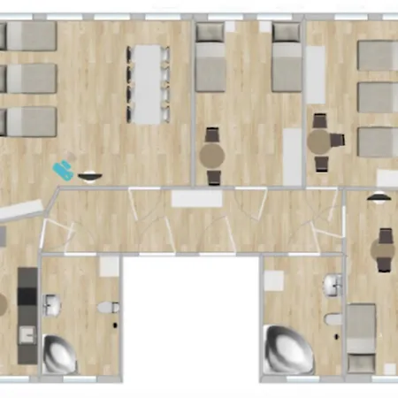 Fuer 10 Personen Apartment